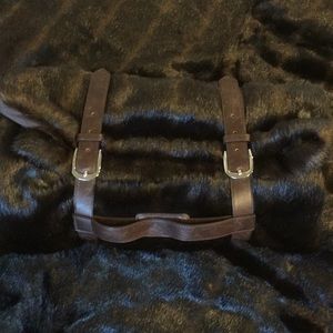 COPY - Neiman Marcus Faux Fur Brown Mink Airplane Blanket